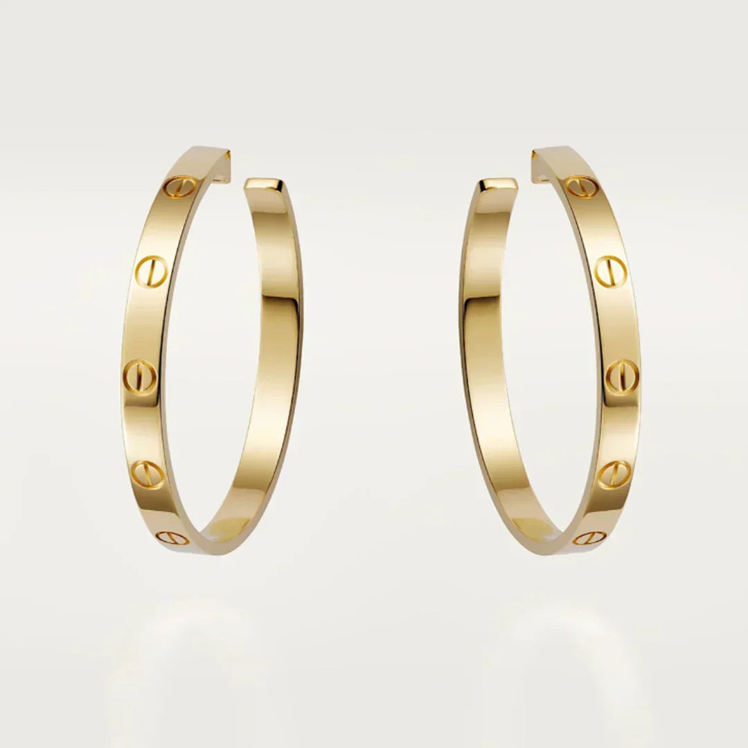 ETERNITY EARRINGS LARGE | GOLD