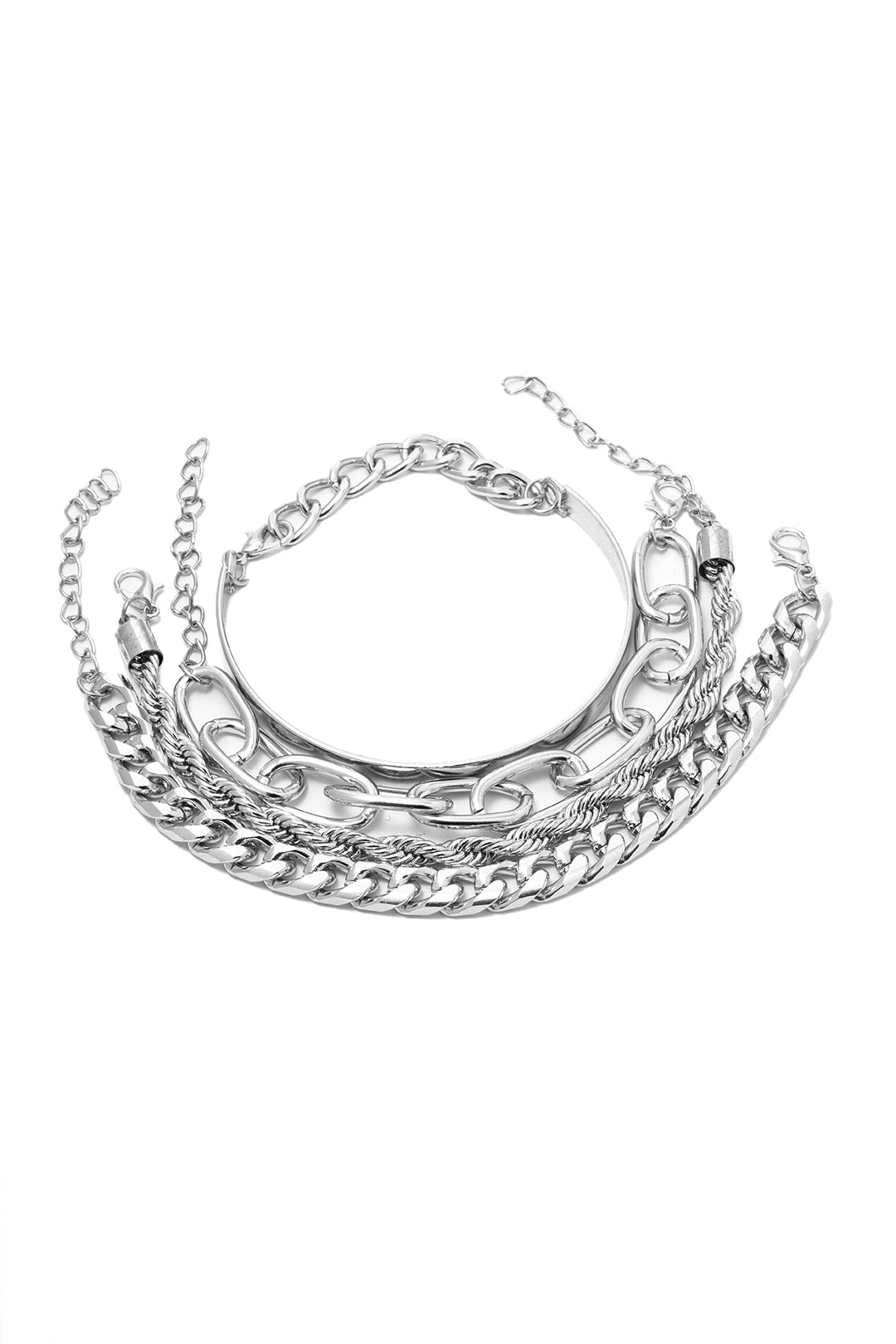 Florance Bracelet Set | Silver