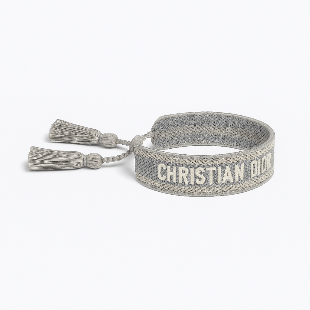 DC FABRIC BRACELET | GREY