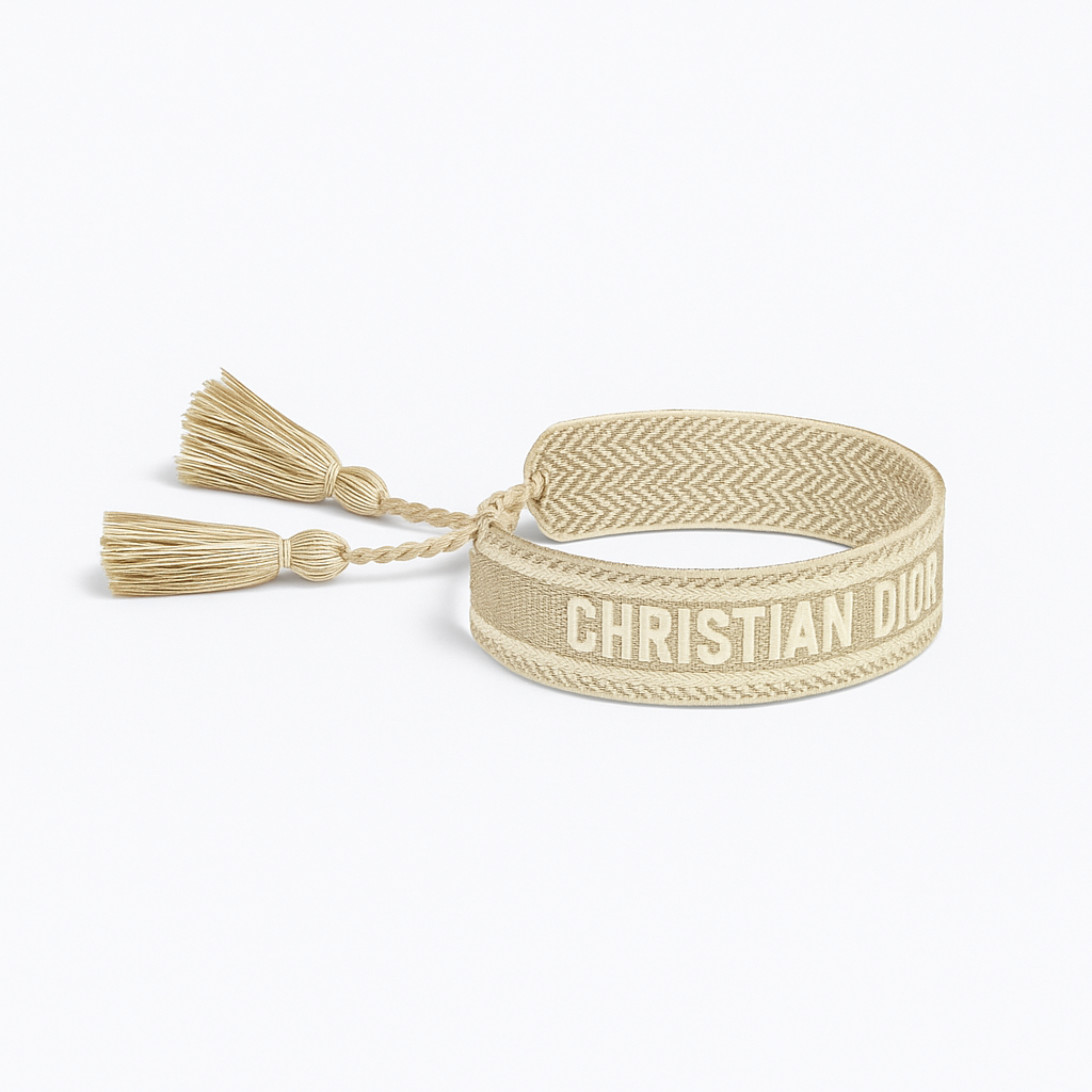DC FABRIC BRACELET | BEIGE/SAND