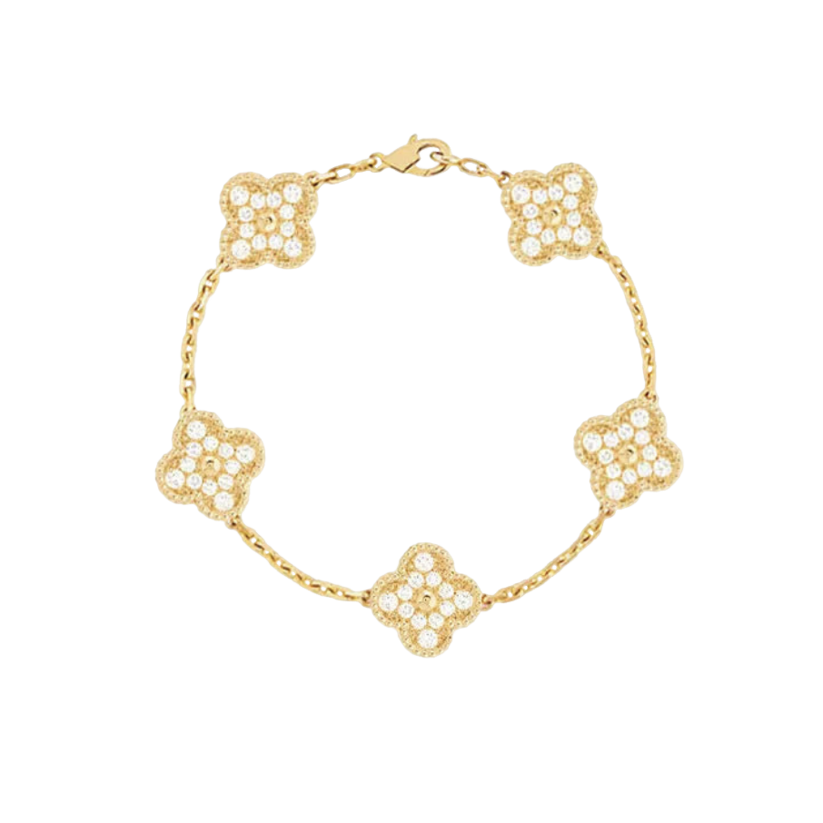 Deluxe Clover Bracelet | Gold