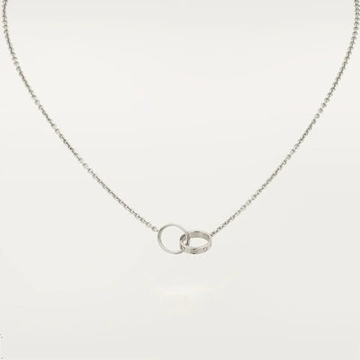 ETERNITY RING NECKLACE | SILVER